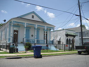 Residential neighborhood, Gretna, Louisiana.