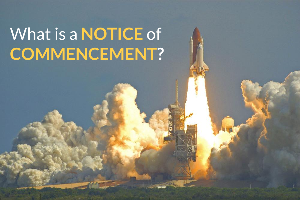 Sometimes It Can Be Difficult To Pinpoint The Start Date Of A Construction Project But This Problem Is Solved By A Notice Of Commencement Sometimes It Can Be Difficult To Pinpoint The Start Date Of A Construction Project But This Problem Is Solved By A Notice Of Commencement